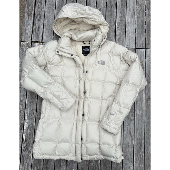 The North Face Jackets & Blazers - The North Face Women's Size M Ivory 600 Fill Goose Down Coat with Removable Hood